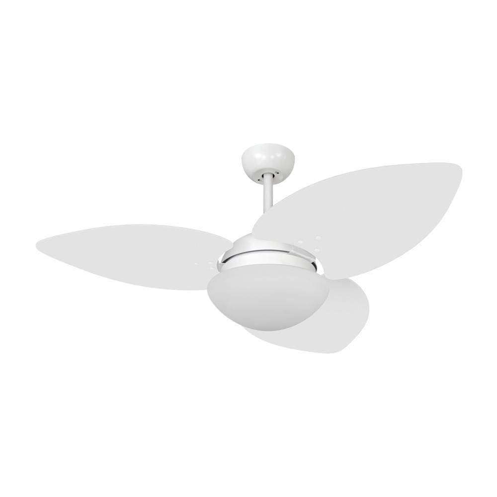 Ventilador De Teto Kovalski Branco Fosco 3 Pás Branco 110V