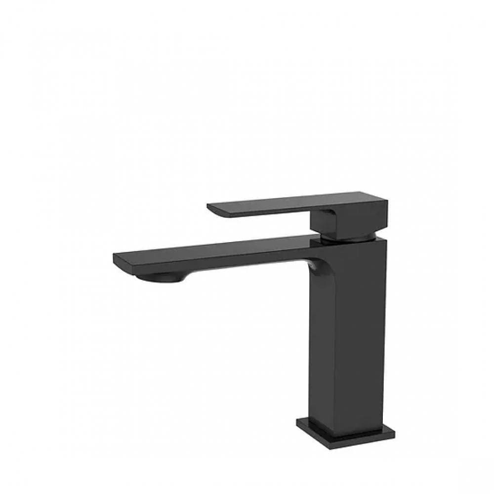 Misturador Monocomando Para Banheiro e Lavabo Slimt Bica Baixa Black Matte Lexxa