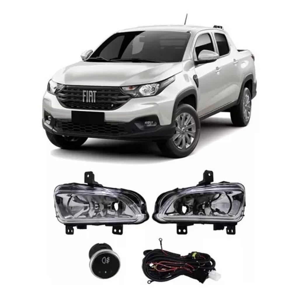 Kit Farol Neblina Milha Strada 2021 em diante Botão Touch Universal