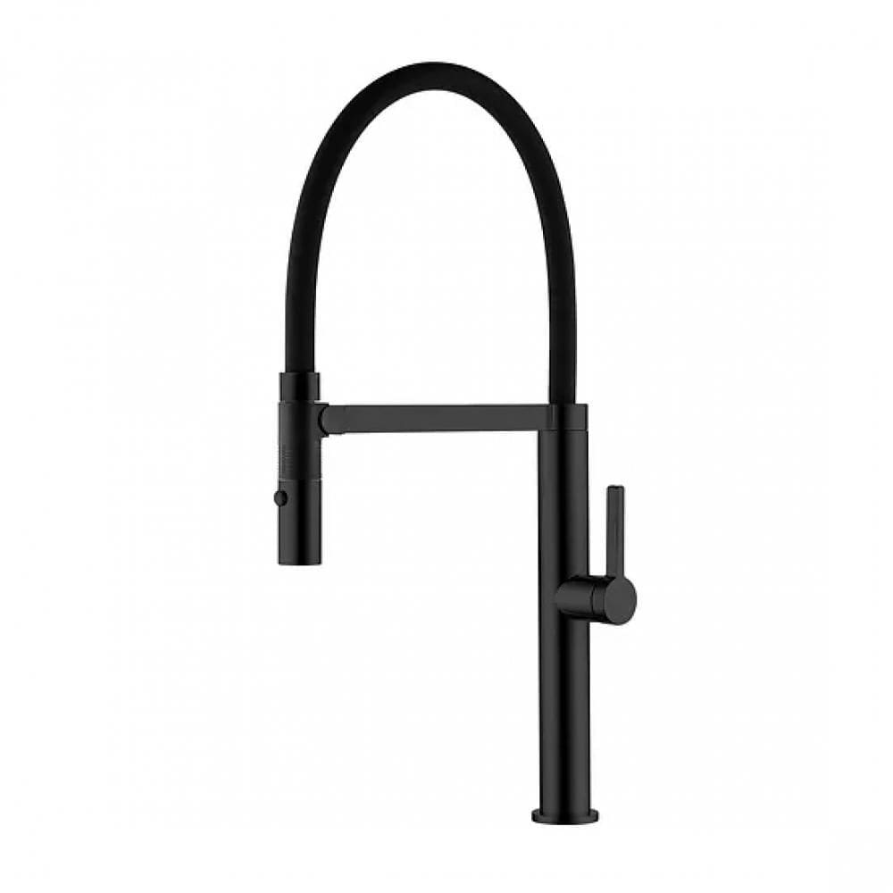 Misturador Monocomando Harco Bica Removivel Black Matte Lexxa