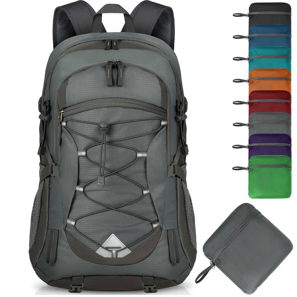 Mochila de caminhada IGOLUMON Lightweight 40L impermeável cinza