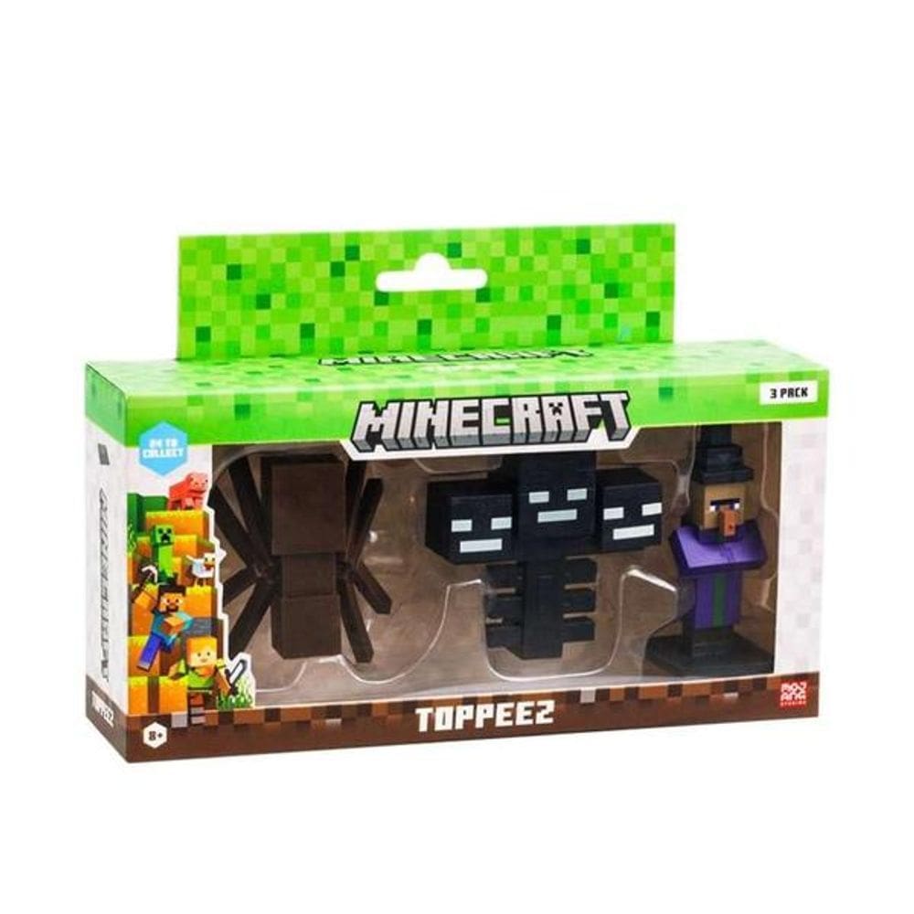 Boneco - Minecraft Aranha Bruxa e Wither Boss MULTIKIDS