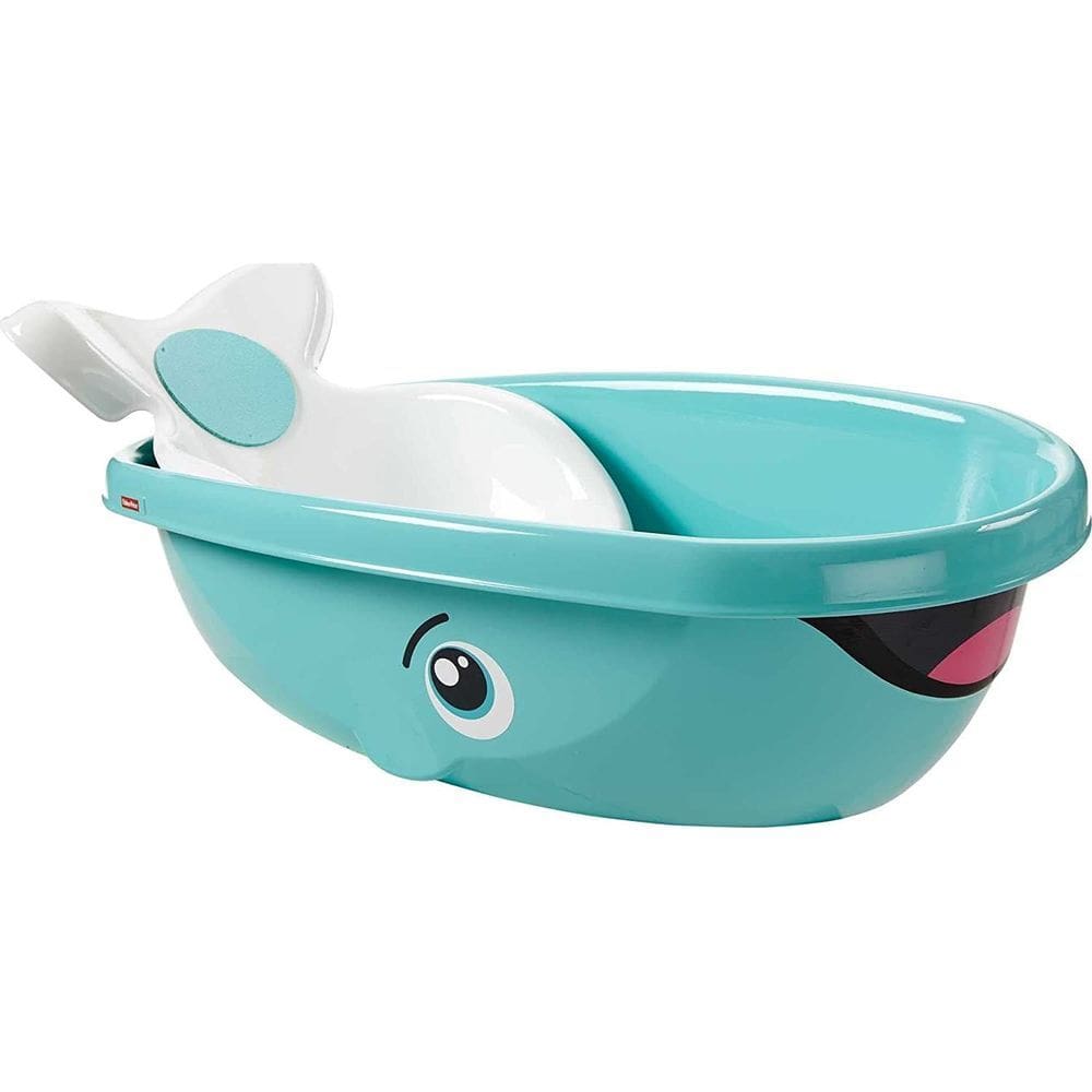 Banheira Baleia Infantil Azul Hora do Banho Fisher Price