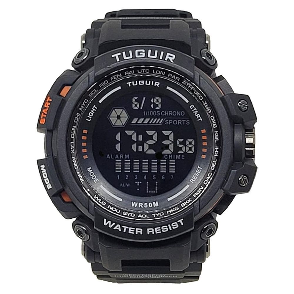 Relógio Masculino Relógio Tuguir Digital Tg30408 Preto E