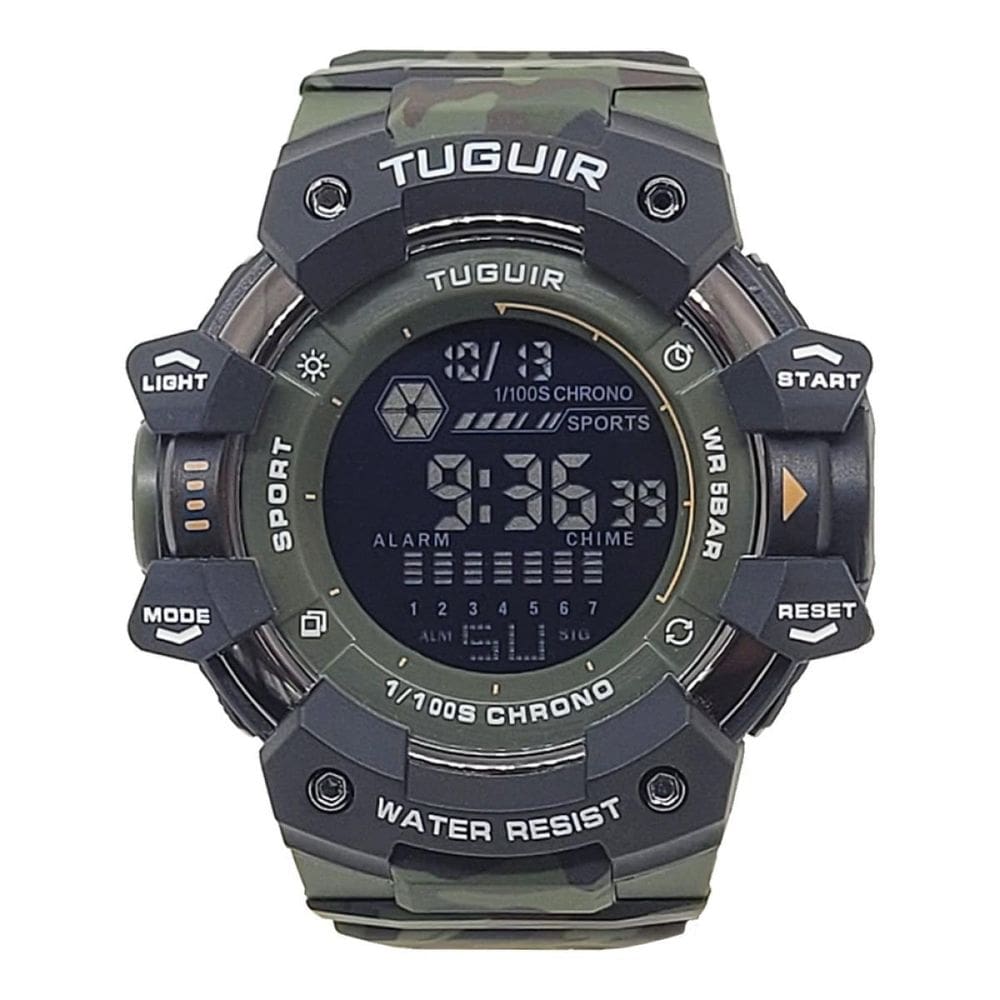 Relógio Masculino Relógio Tuguir Digital Tg30403 Camuflado E