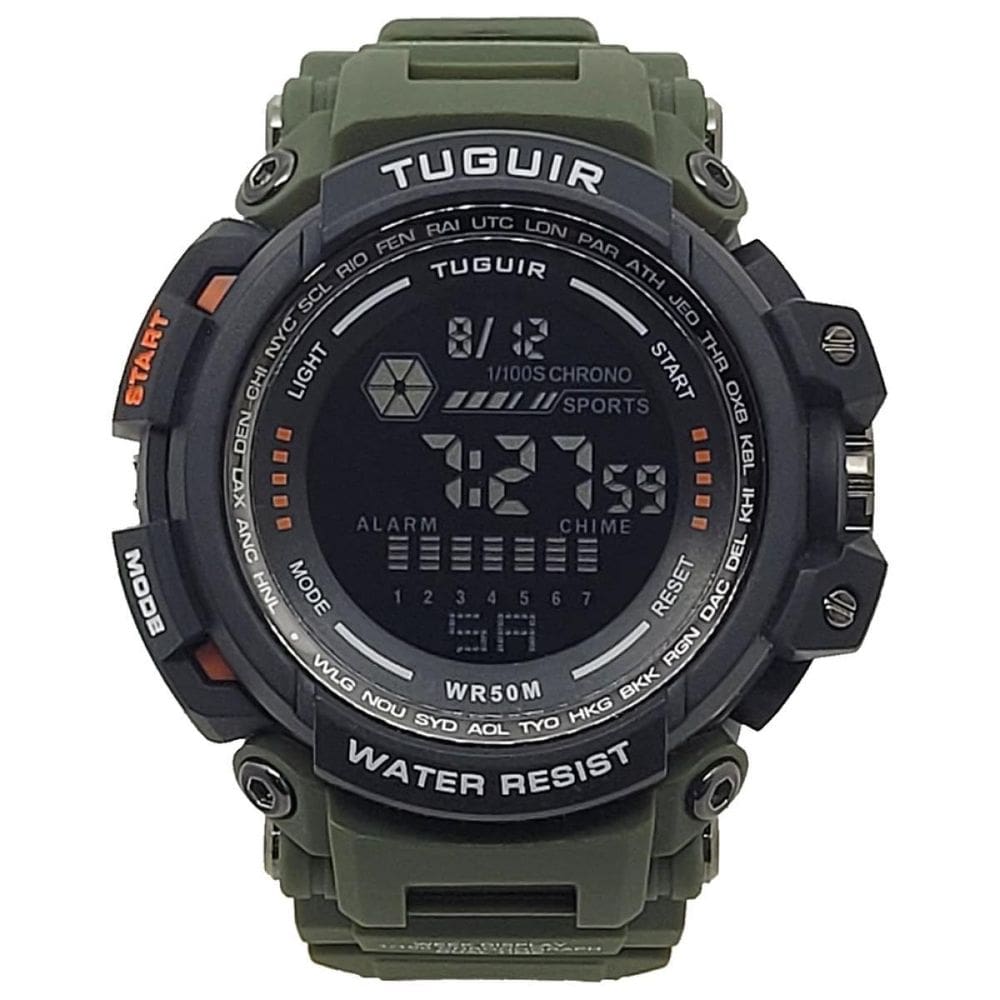 Relógio Masculino Relógio Tuguir Digital Tg30407 Verde E