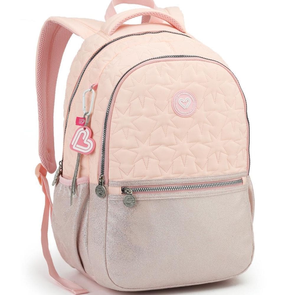 Mochila Costas 18 Color Up Passeio Escolar Viagem - Rosa