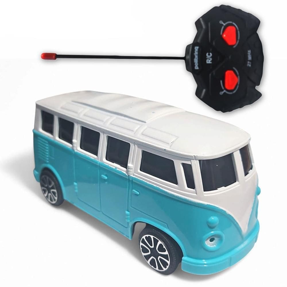 Carrinho De Controle Remoto Perua Kombi Clássico Da Estrada