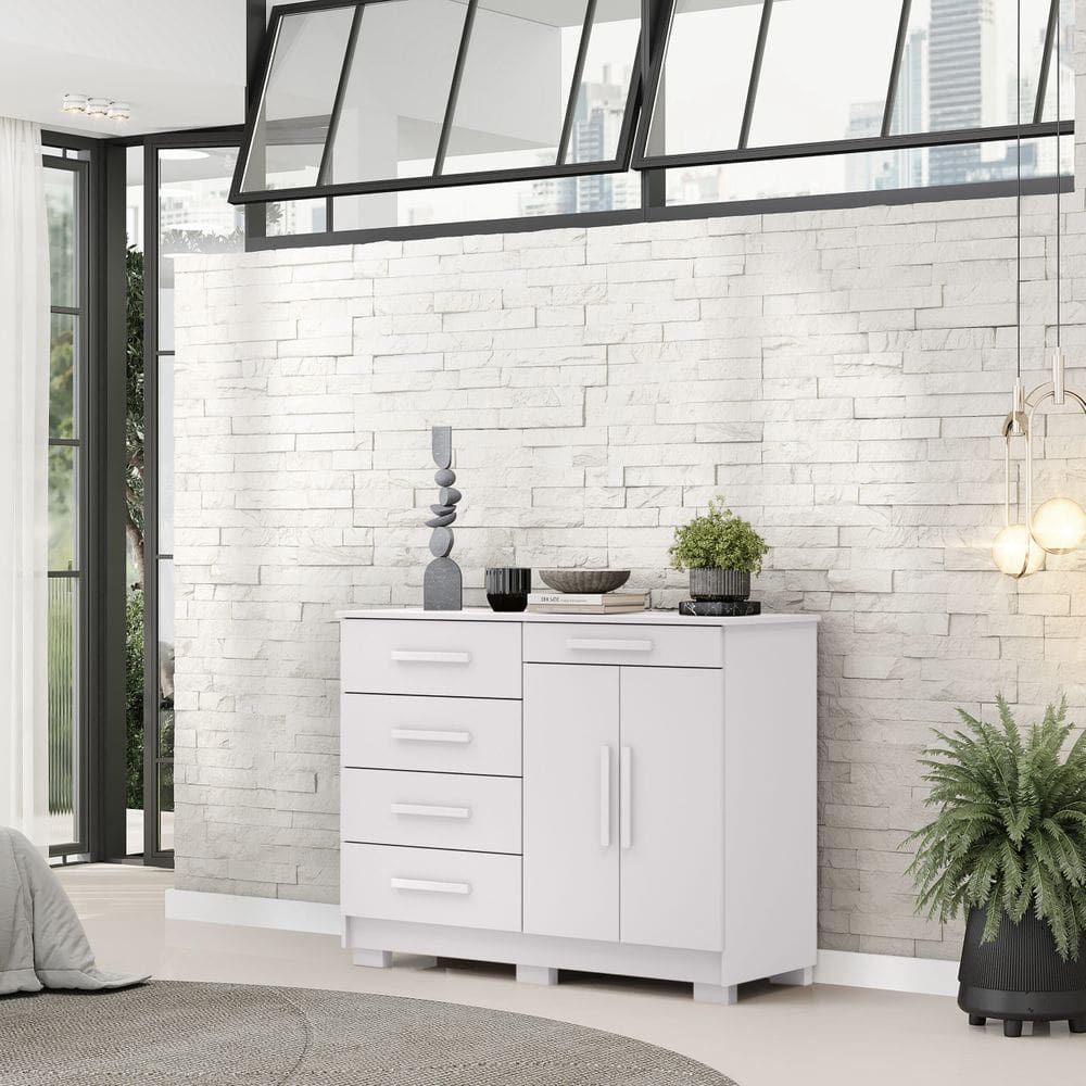 Cômoda Sirius Branco - Vila Rica Móveis