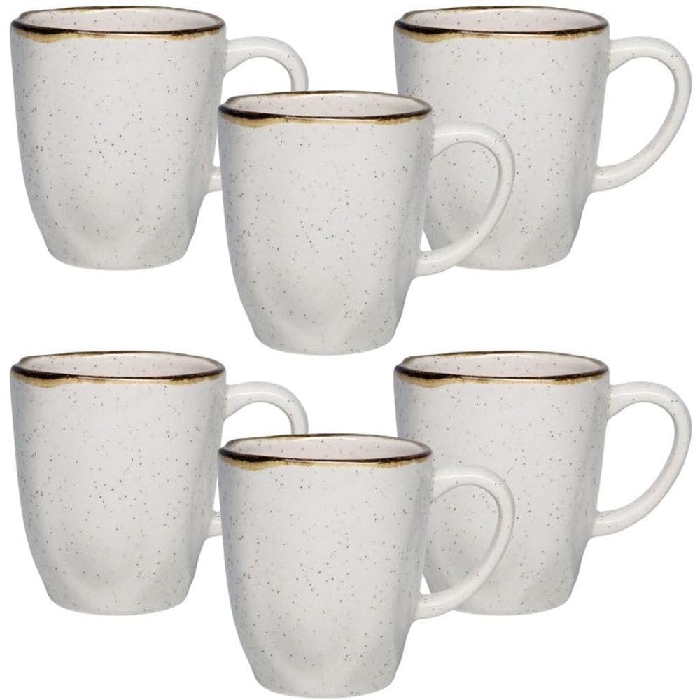Conjunto 6 Canecas em Porcelana Oxford Maresia 380ml