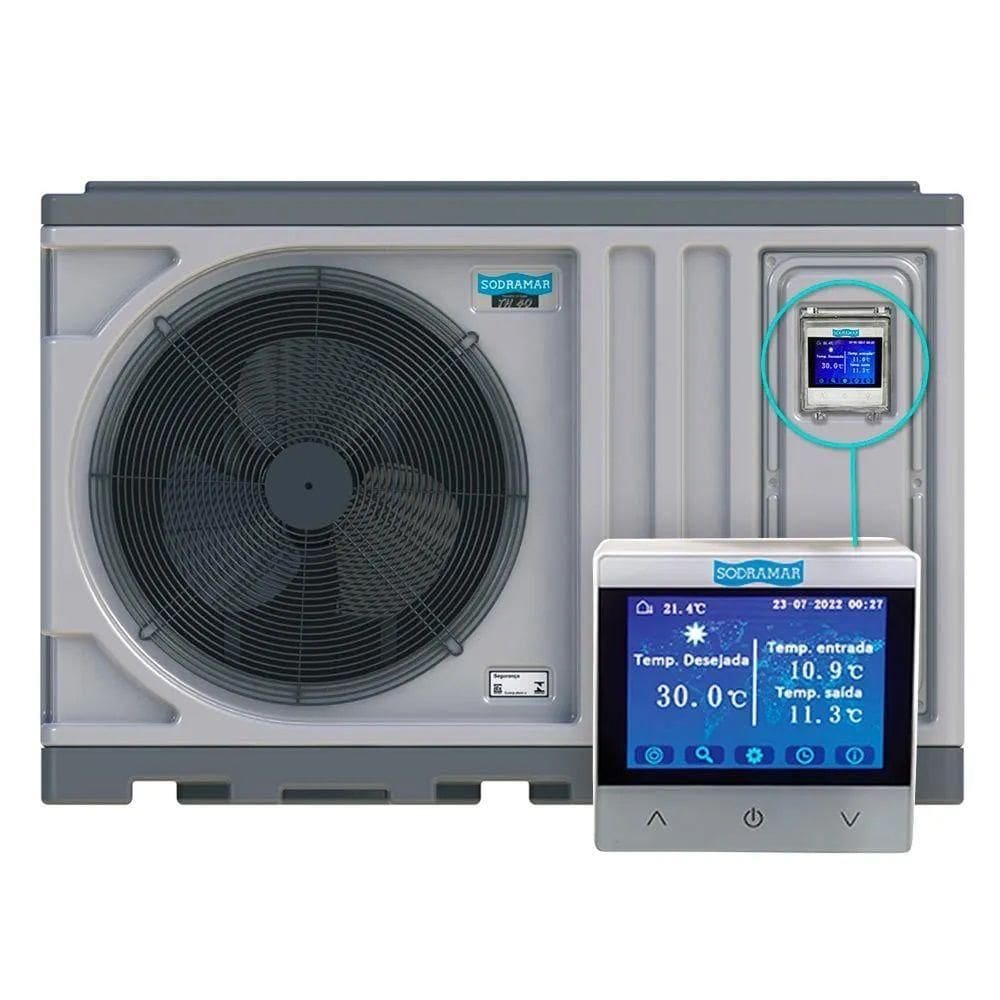 Trocador De Calor Para Aquecimento De Piscinas Até 24.000 Litros 24.500 Bth/h Th-25 220v - Sodramar