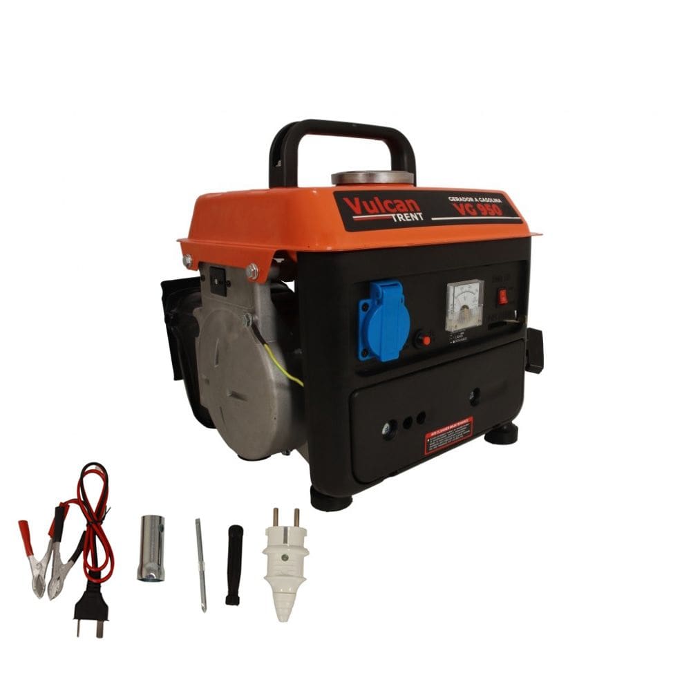 Gerador de Energia Gasolina 2T 950W 2,5HP VG950 Vulcan 110V