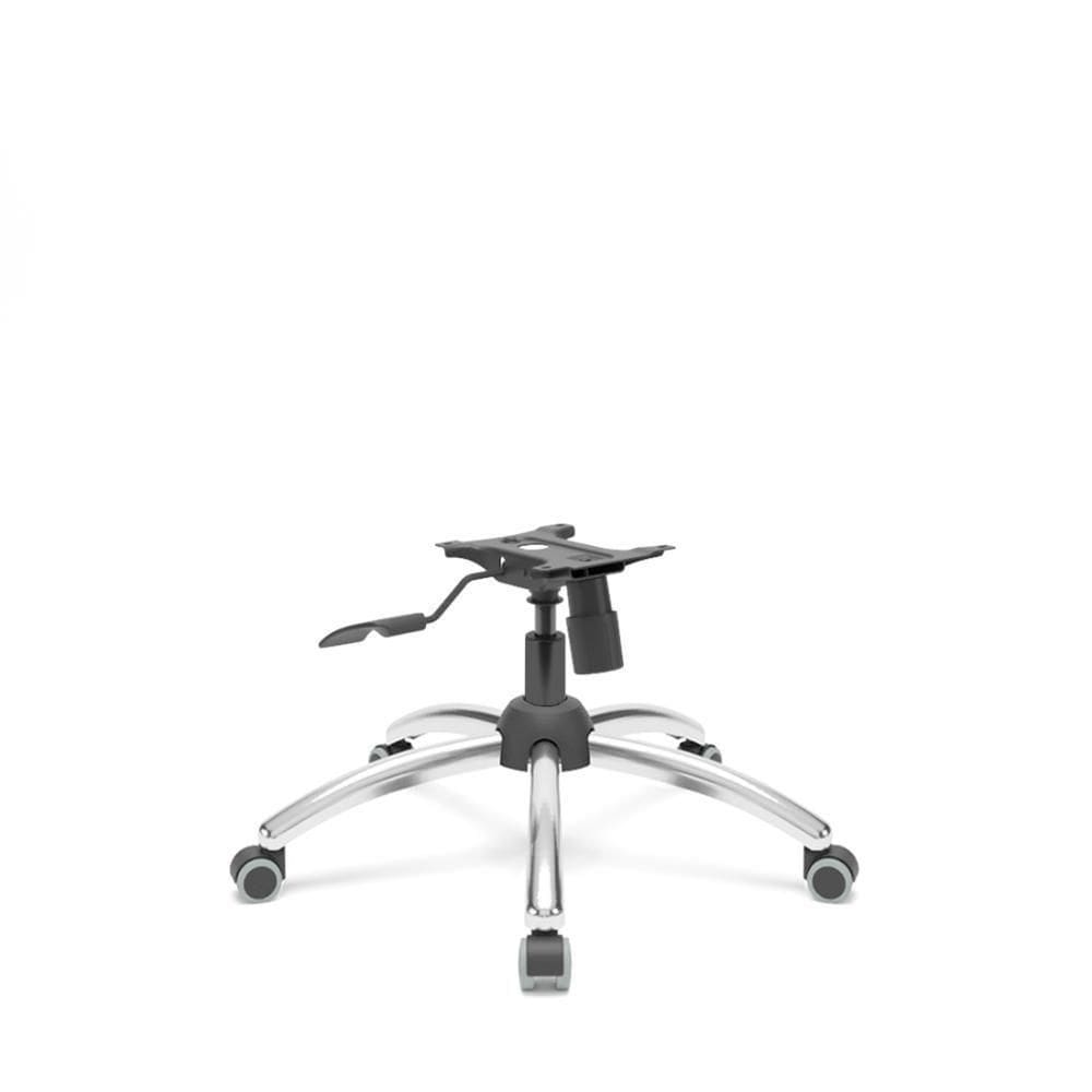 Base Cromada Com Rodízio Pu