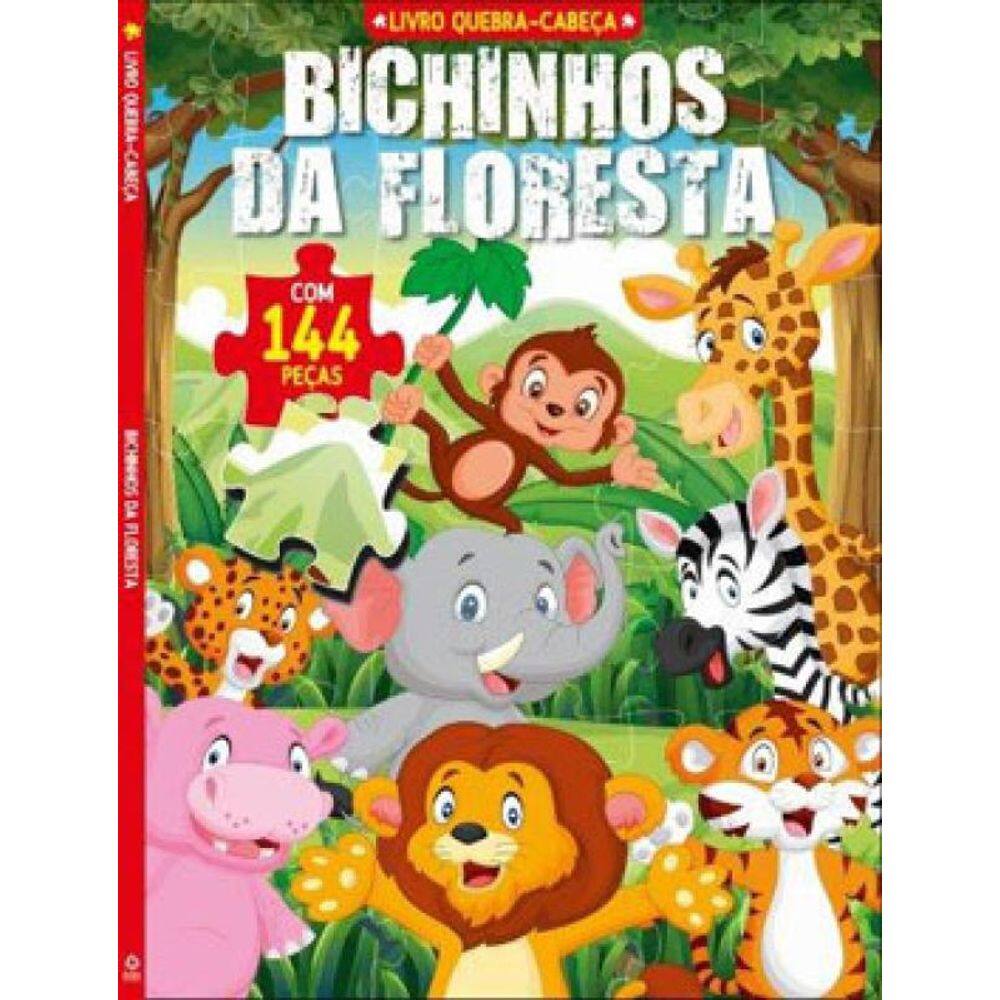Bichinhos Da Floresta - Livro Quebra-Cabeça