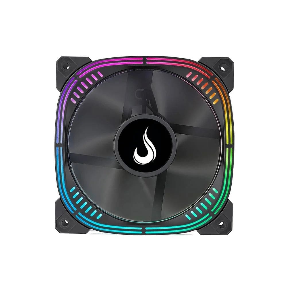 Cooler Fan Rise Mode Aura Pro ARGB 120mm Preto - RM-AU-ARGB-B