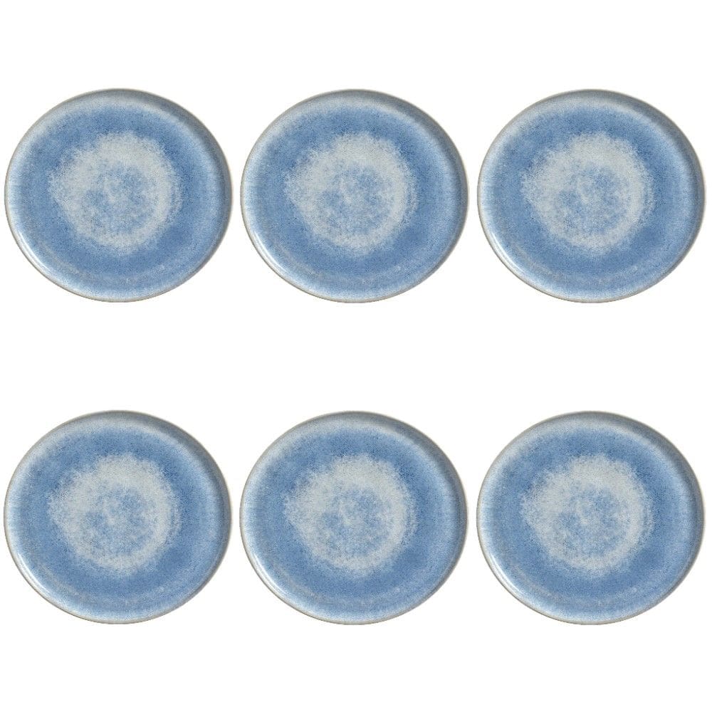 Conjunto de Pratos Rasos 06 Peças Bio Wave Porto Brasil
