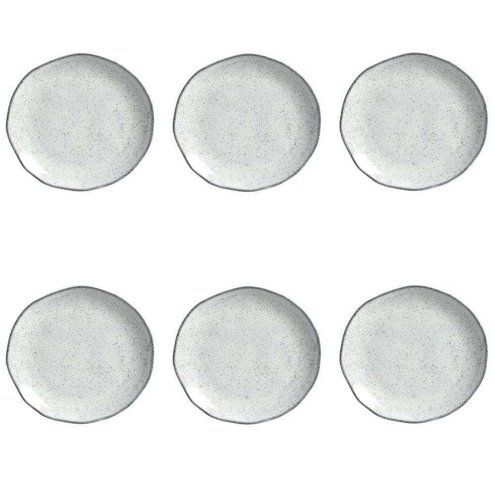 Conjunto de Pratos de Sobremesa 06 Peças Orgânico Echo Porto Brasil