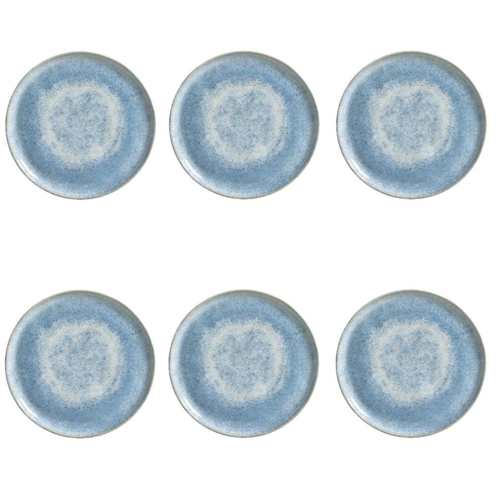 Conjunto de Pratos de Sobremesa 06 Peças Bio Wave Porto Brasil