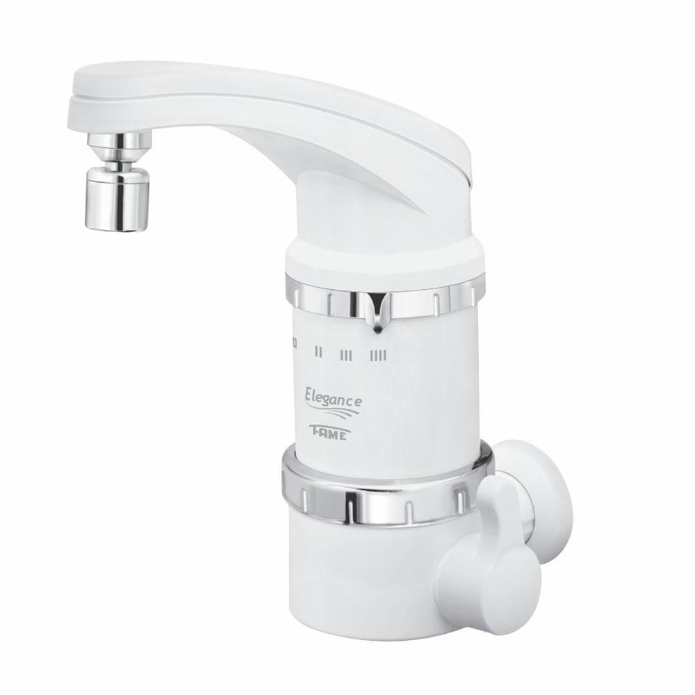 Torneira Elétrica Fame Elegance de Parede, Branca, 6800W - 220 Volts