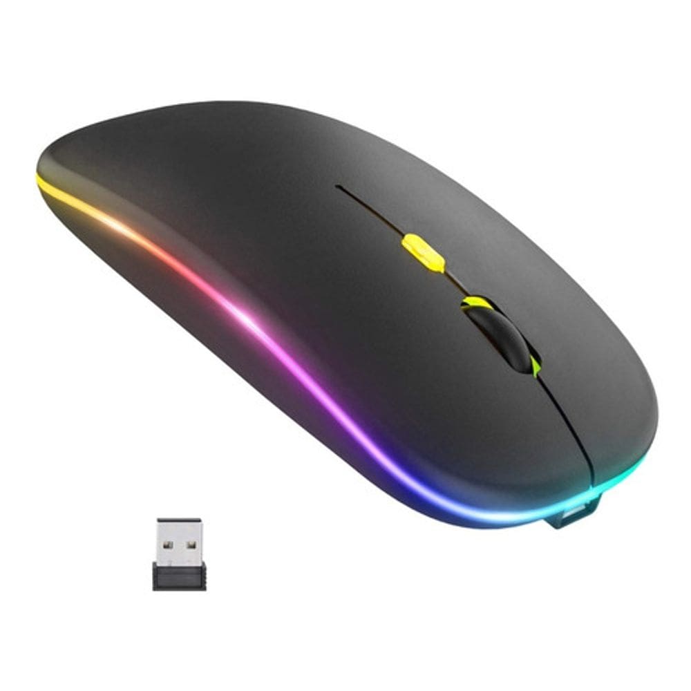 mouse gamer sem fio com led Mouse Wireless Recarregável