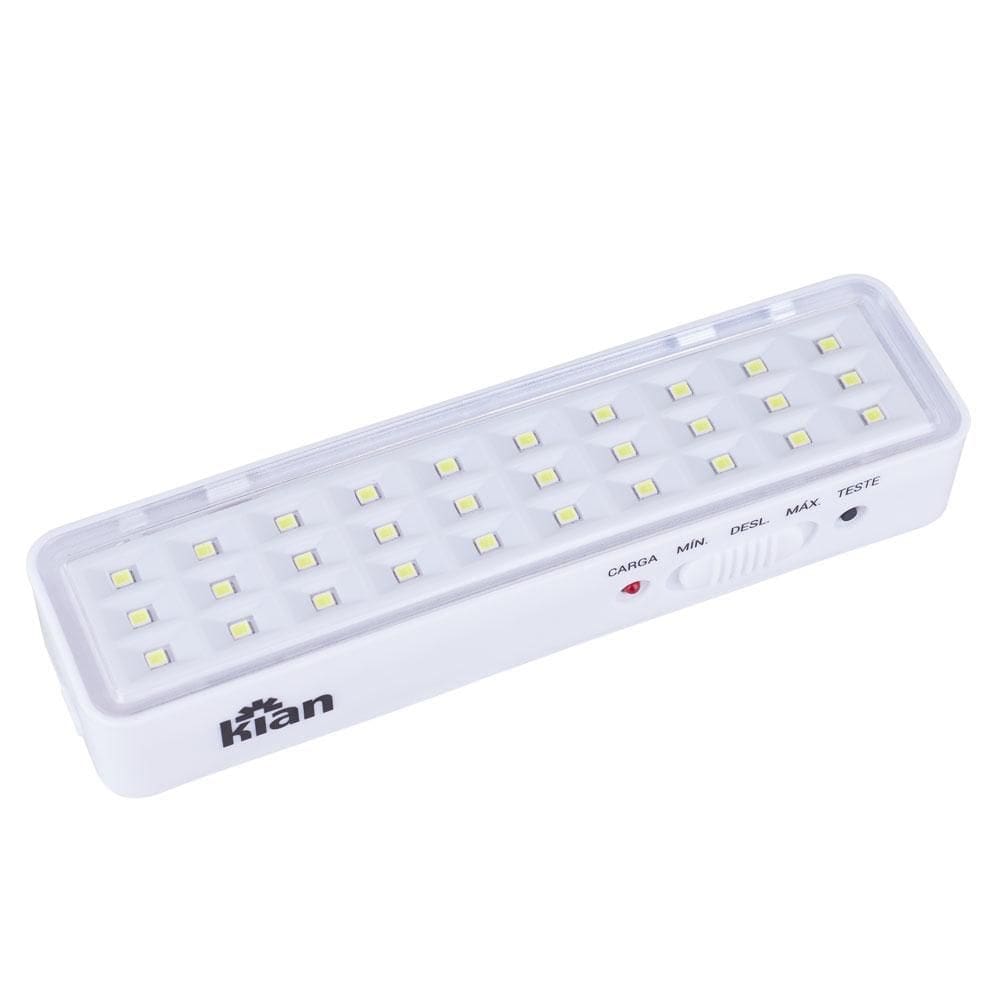 Luminária de Emergência 30 Leds Kian 16883 Bivolt