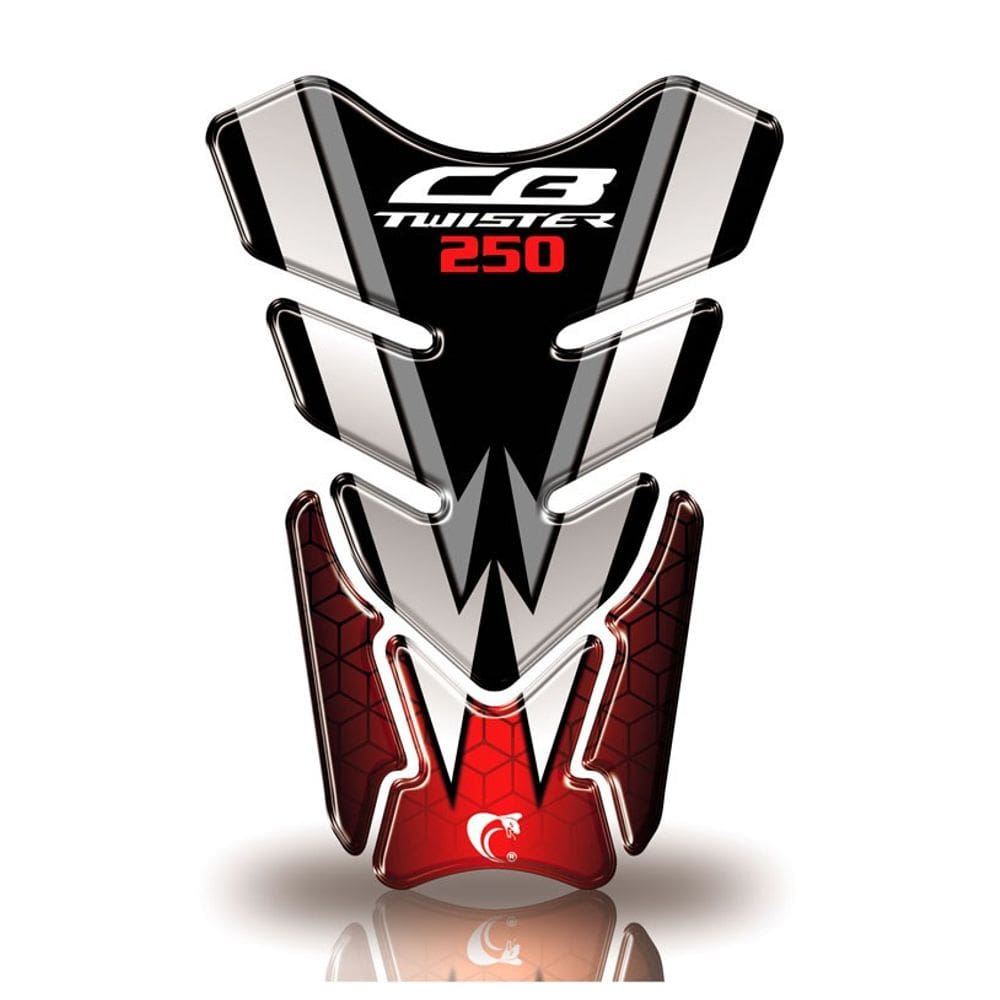 Protetor De Tanque Adesivo Moto Honda Cb Twister 250 Vermelho