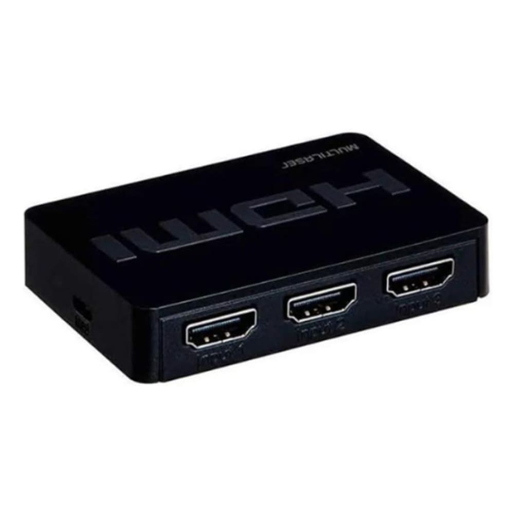 Switch Multilaser HDMI 3 Entradas para 1 Saída Full HD com Controle Remoto WI290