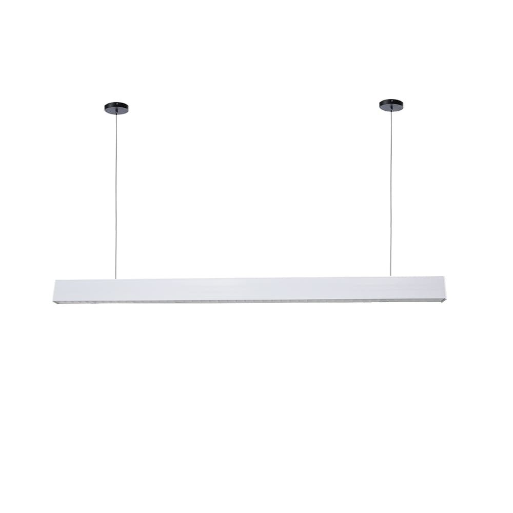 Luminária Sobrepor Pendente Branca C/ Cabo Led 45w 120cm BQ