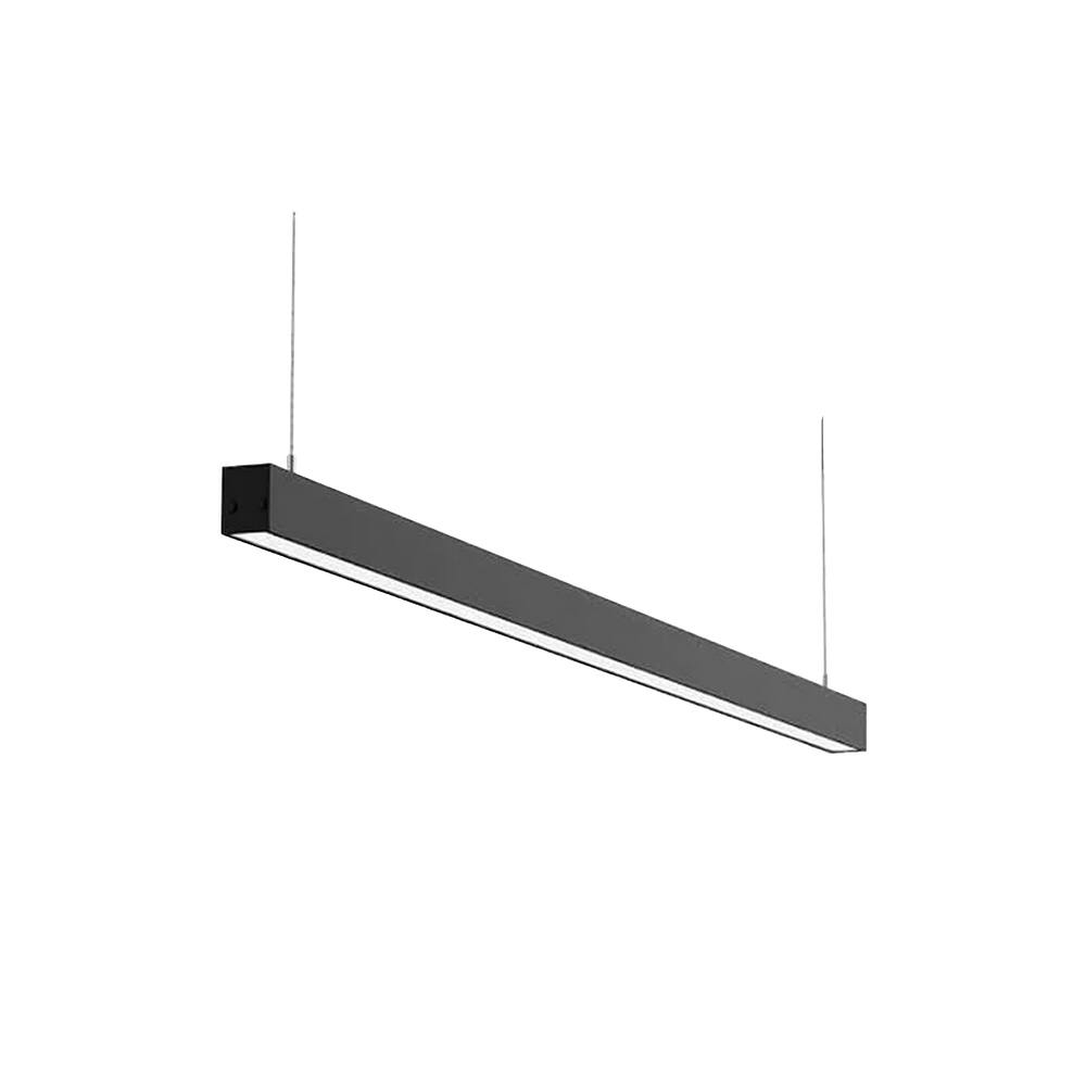 Luminária Sobrepor Pendente Preta Led 45w 120cm BQ