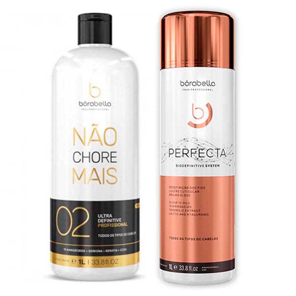 Kit Progressiva Not Cry More e Perfecta Bio Borabella 1L