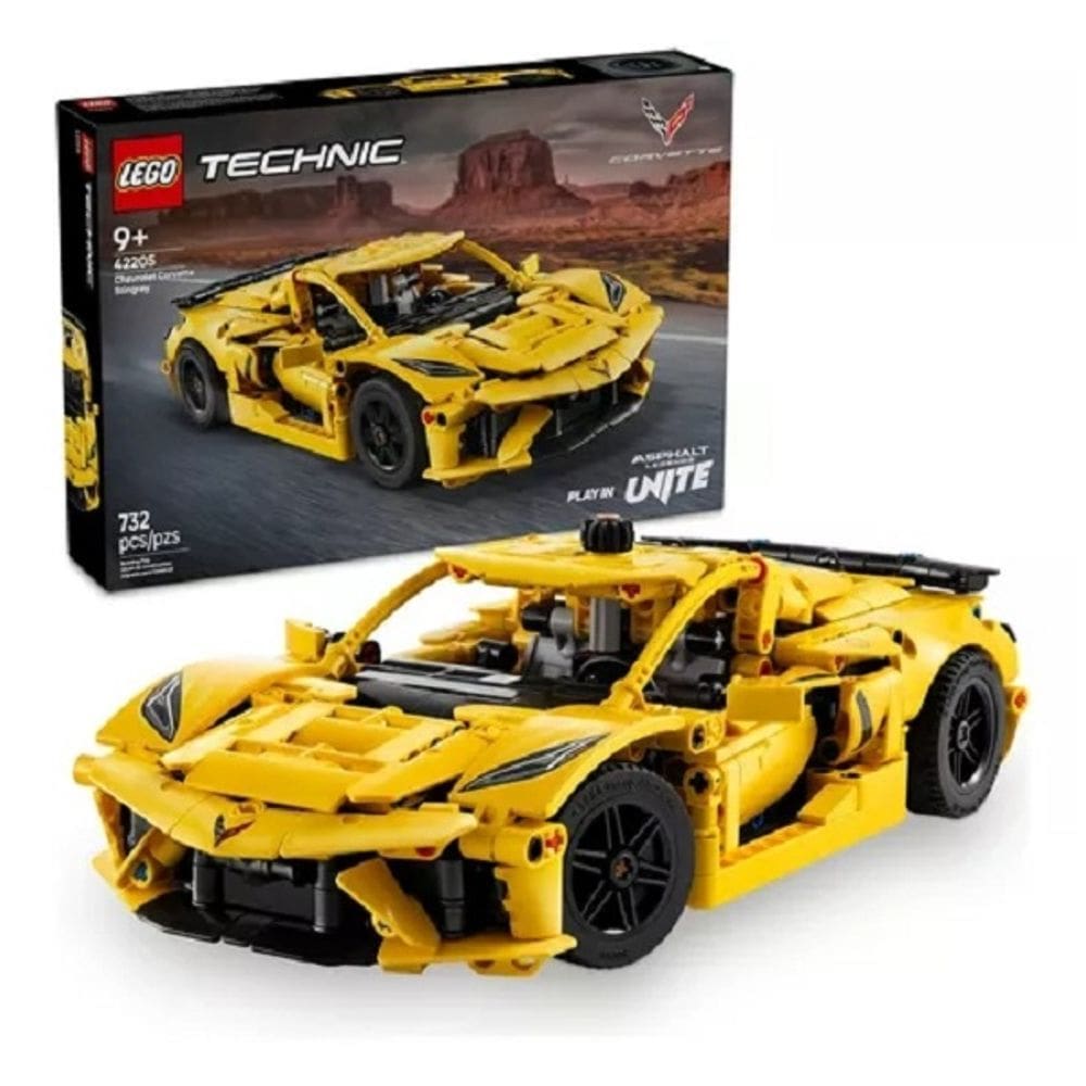 Lego 42205 Technic - Chevrolet Corvette Stingray – 732 peças