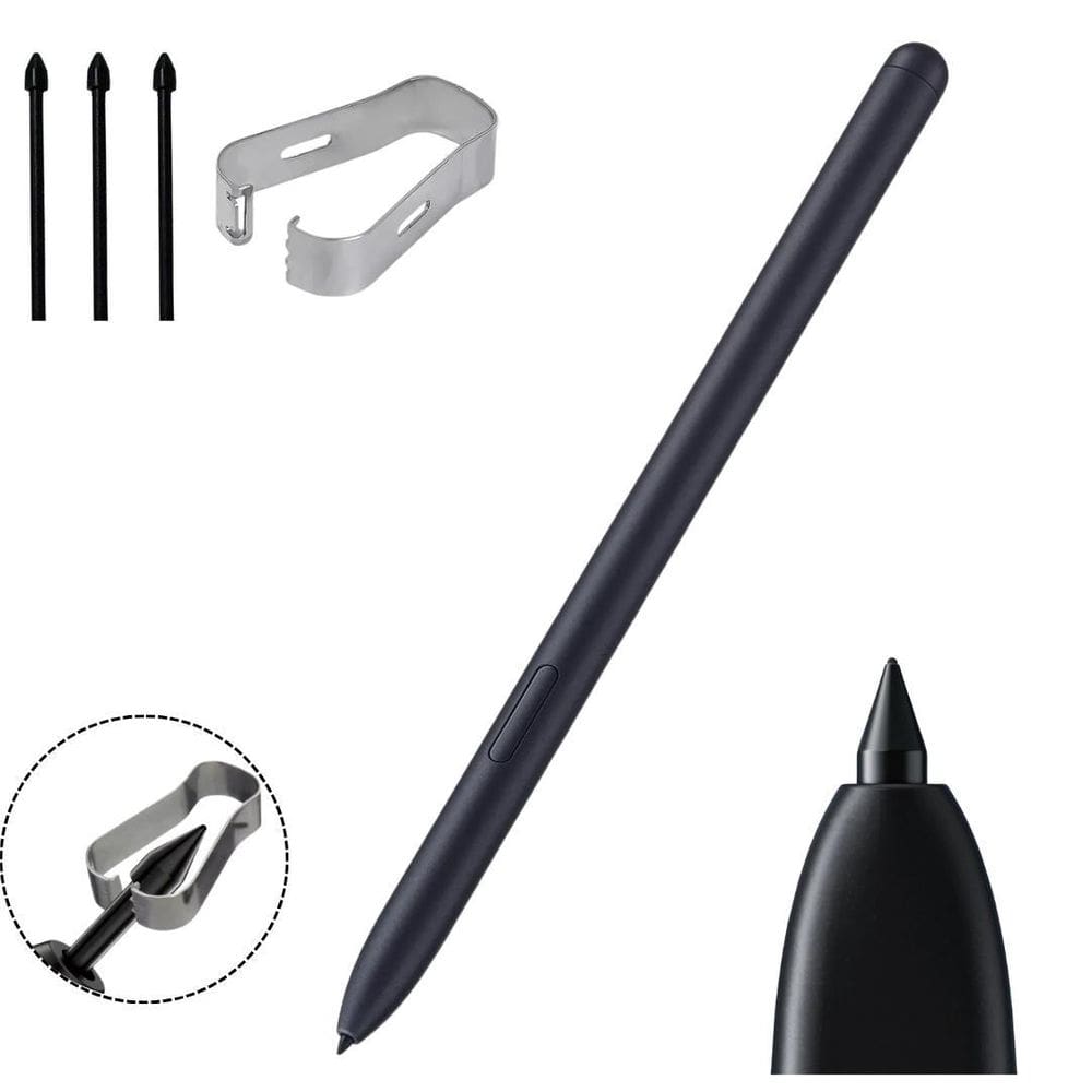 Caneta Para Galaxy Tab S9 Fe+ 2023 + Kit 3 Pontas Extras
