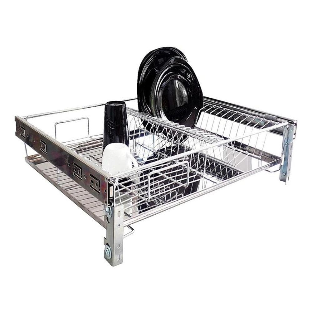 Escorredor Gaveta 57cm Trilhos Deslizante Jomer 3340 Inox