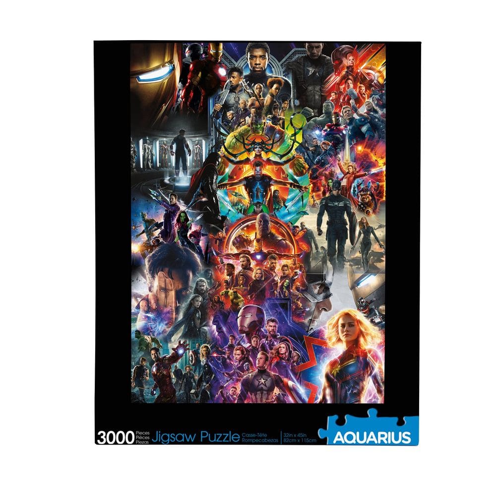 Quebra-cabeça AQUARIUS Marvel Avengers Collage 3000 peças
