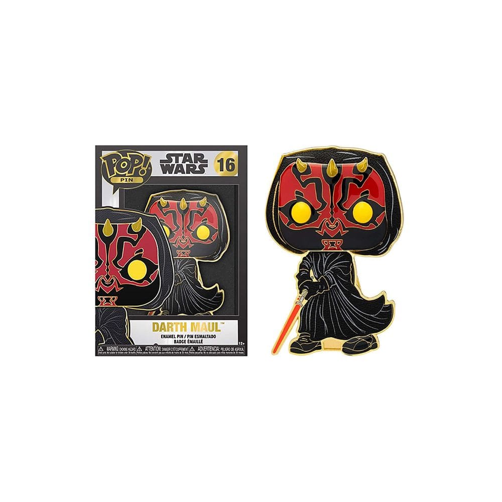 Pin de vestuário Funko Pop! Alfinetes Star Wars Darth Maul