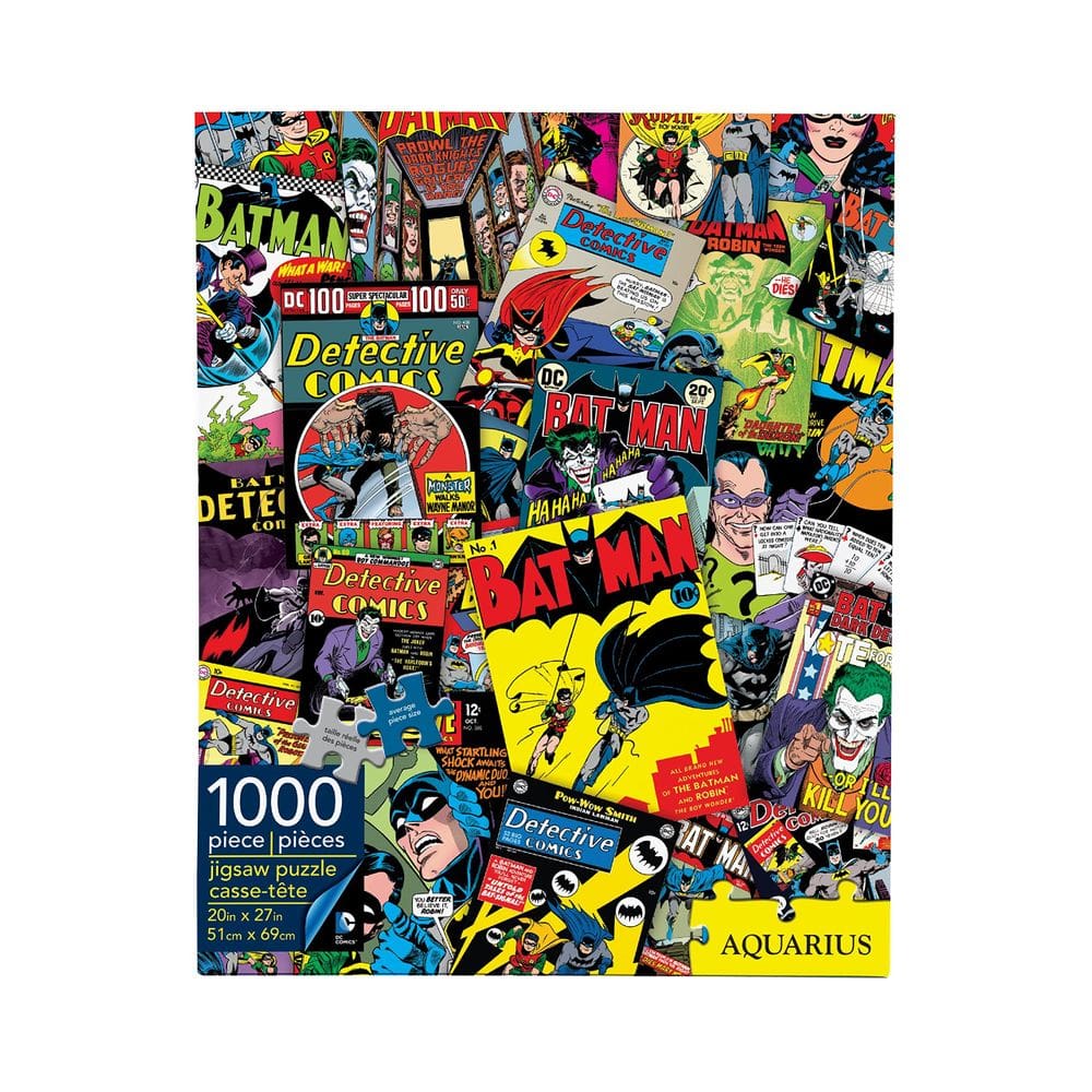 Quebra-cabeça AQUARIUS DC Comics Batman Collage 1000 peças