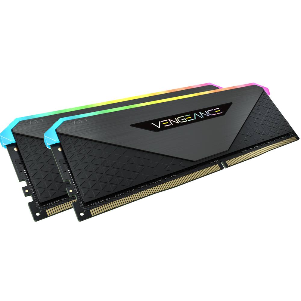 Memória Ram Rgb 64gb 2x32gb Ddr4 3200 Mhz Dimm Corsair Cmg64