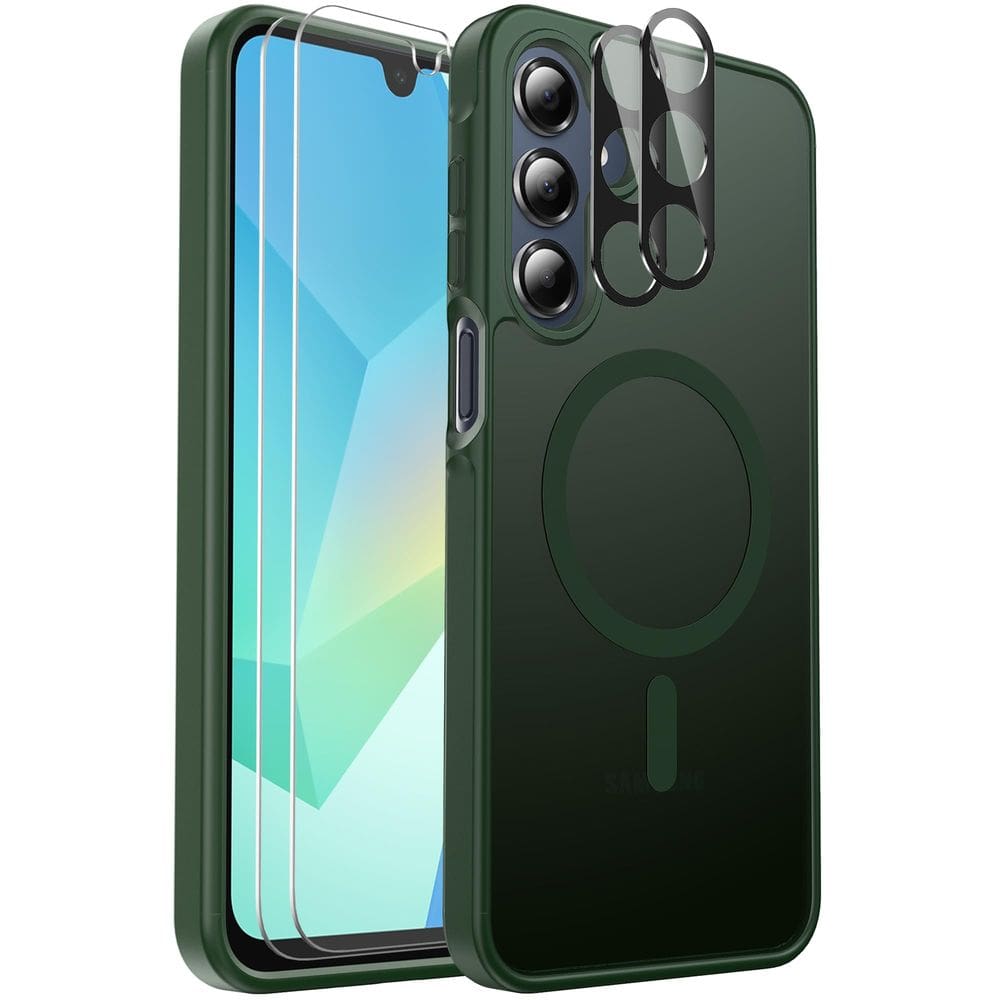 Capa de telefone Ezanmull magnética à prova de choque para Samsung A16 5G