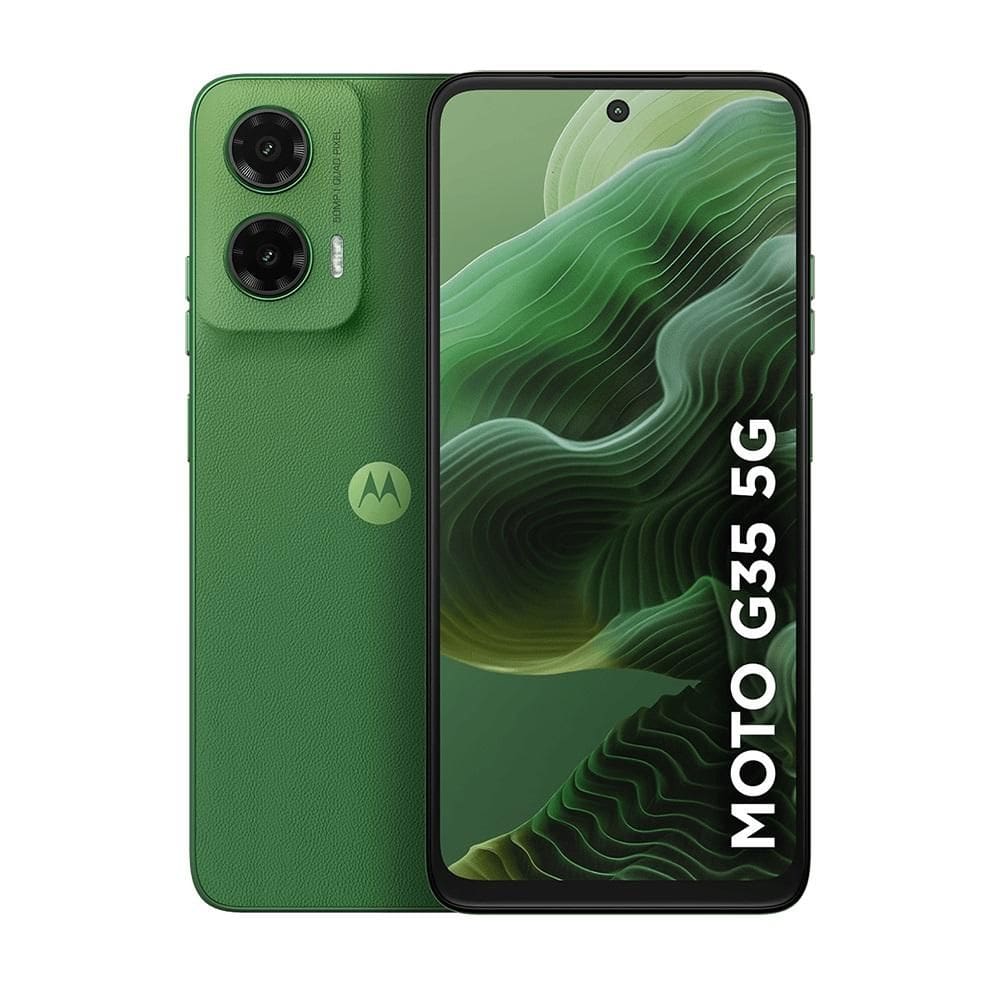 Smartphone Moto G35 5G, 128GB, Tela 6.7", Câmera Traseira 50MP + 8MP, Verde, MOTOROLA MOTOROLA
