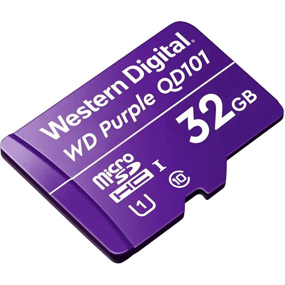 Cartao De Memória MicroSD 32GB WD Purple SC Ultra Endurance WDD032G1P0C