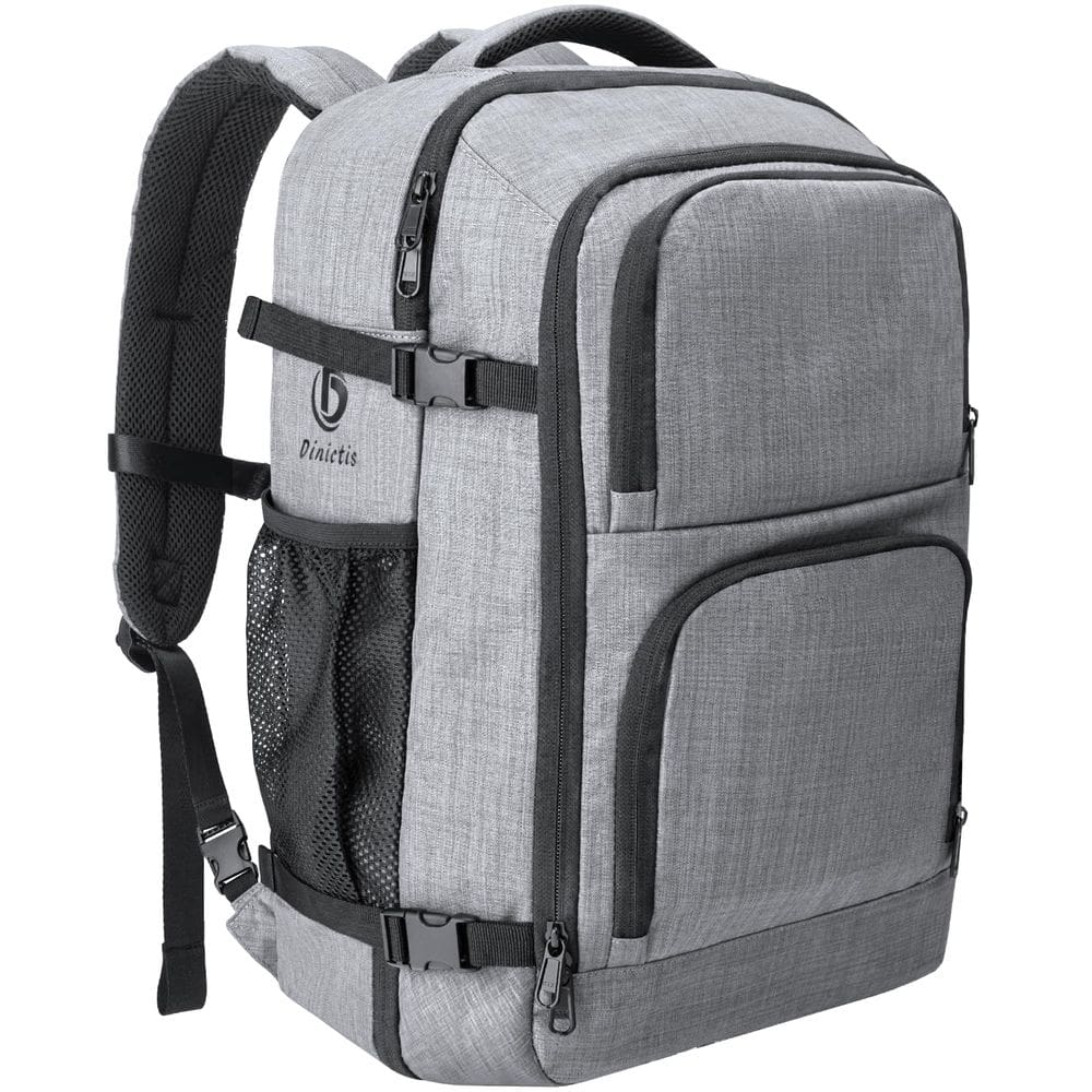 Mochila de viagem Dinictis 40L Carry-on Flight 17” para laptop cinza