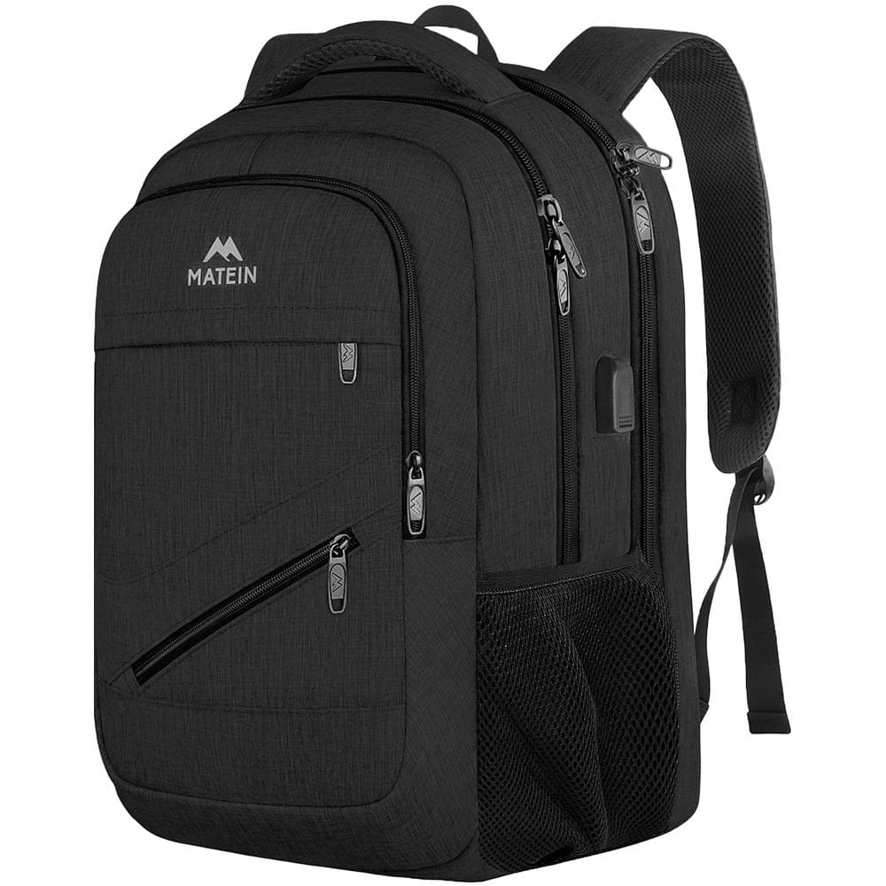 Mochila MATEIN de 15,6 polegadas para viajar com resistência à água