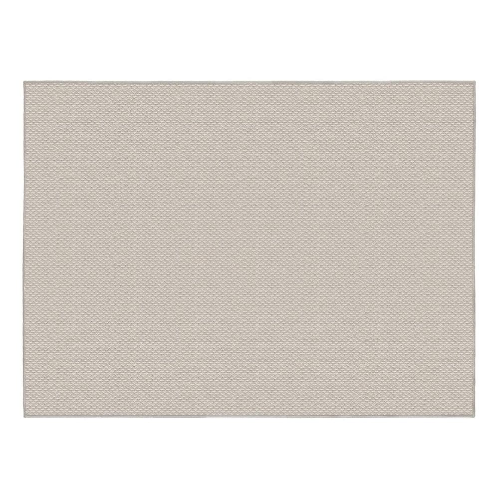 Tapete Sala 100X150Cm Atratto Mescla Areia Cinza Trama Tear