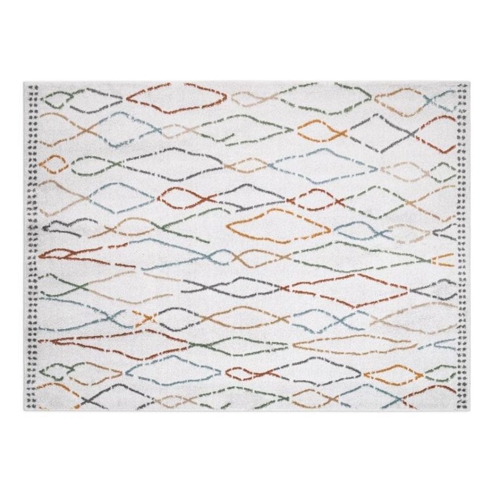 Tapete Sala Classic Serena Gelo 100X150Cm Colorido