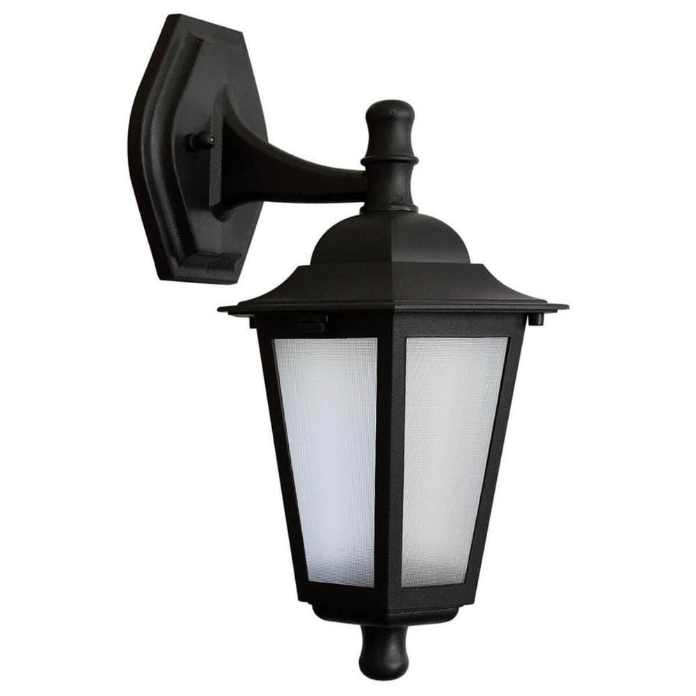 Arandela Colonial Externa Preta Luminária Jardim Parede 1 Lâmpada 20W Bivolt Hall de Entrada Dital