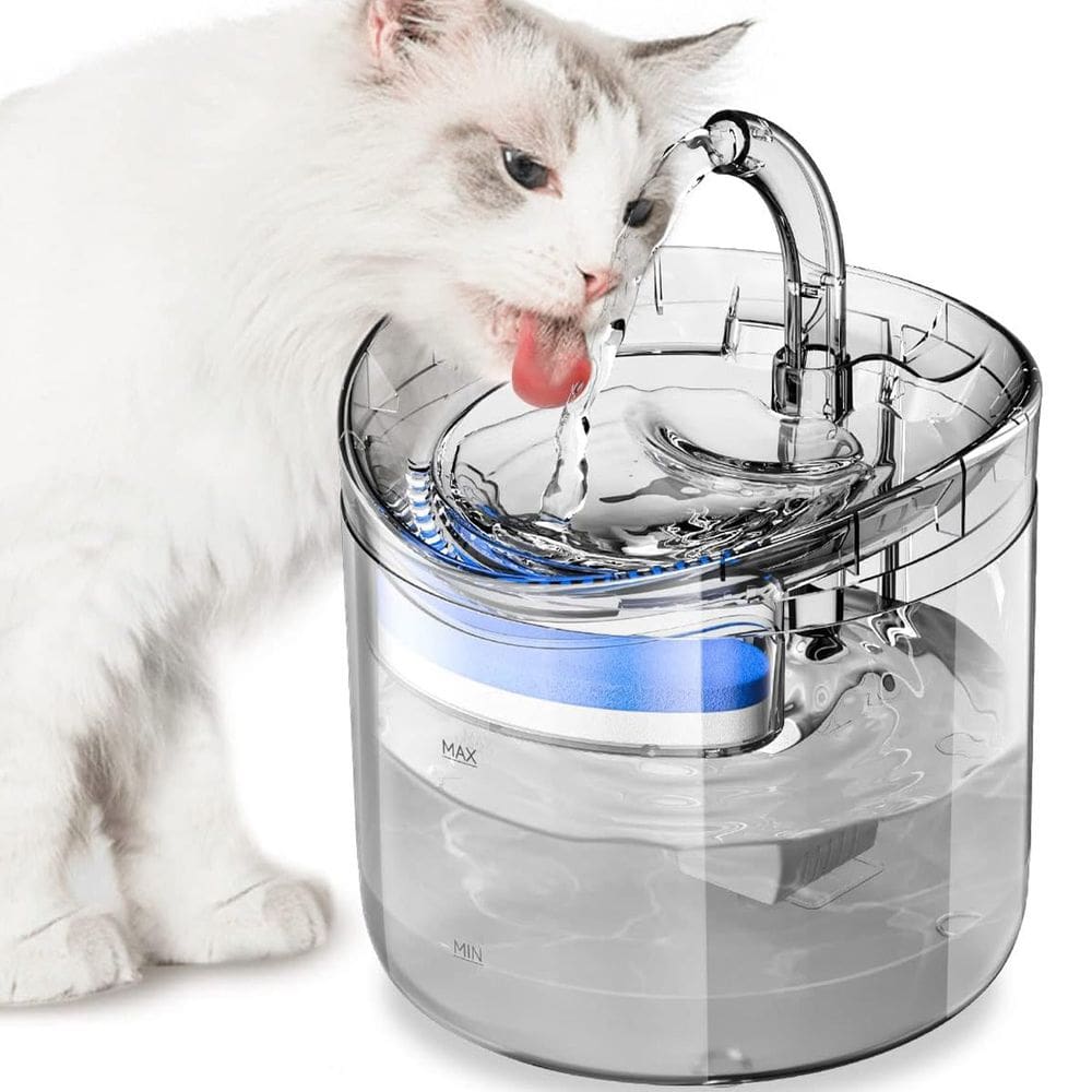 Fonte Bebedouro Agua Gato Pet Caes 2 Litros Automatico Silencioso Usb Bomba Filtro