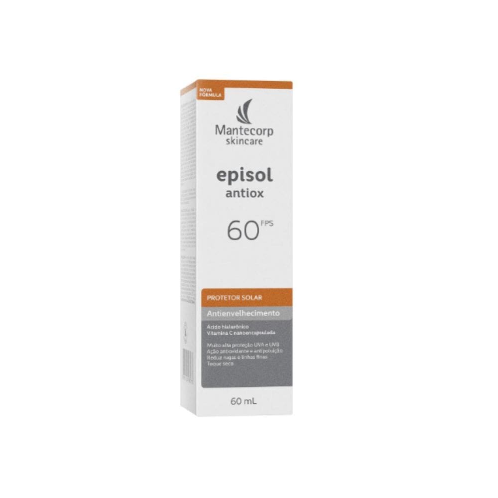 Protetor Solar Episol Antiox Fps 60 Bisnaga 60Ml