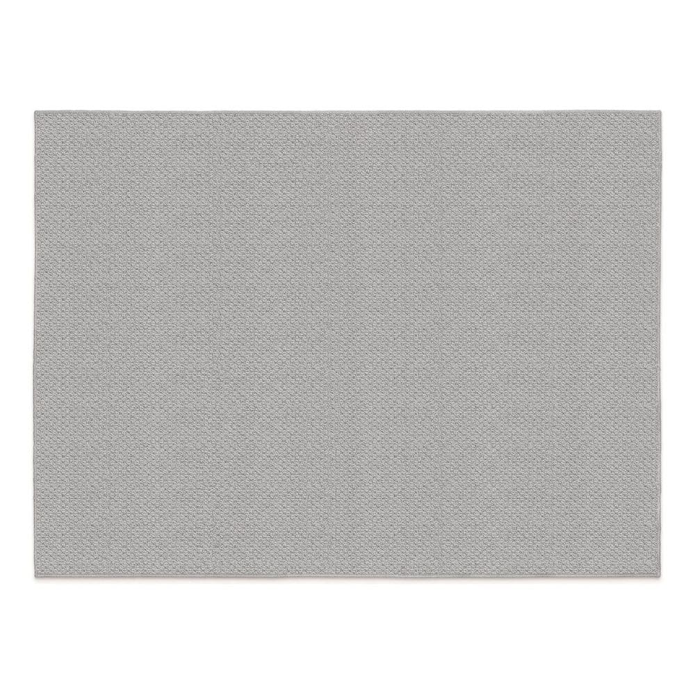 Tapete Sala 200X300Cm Atratto Liso 51 Cinza Trama Tear