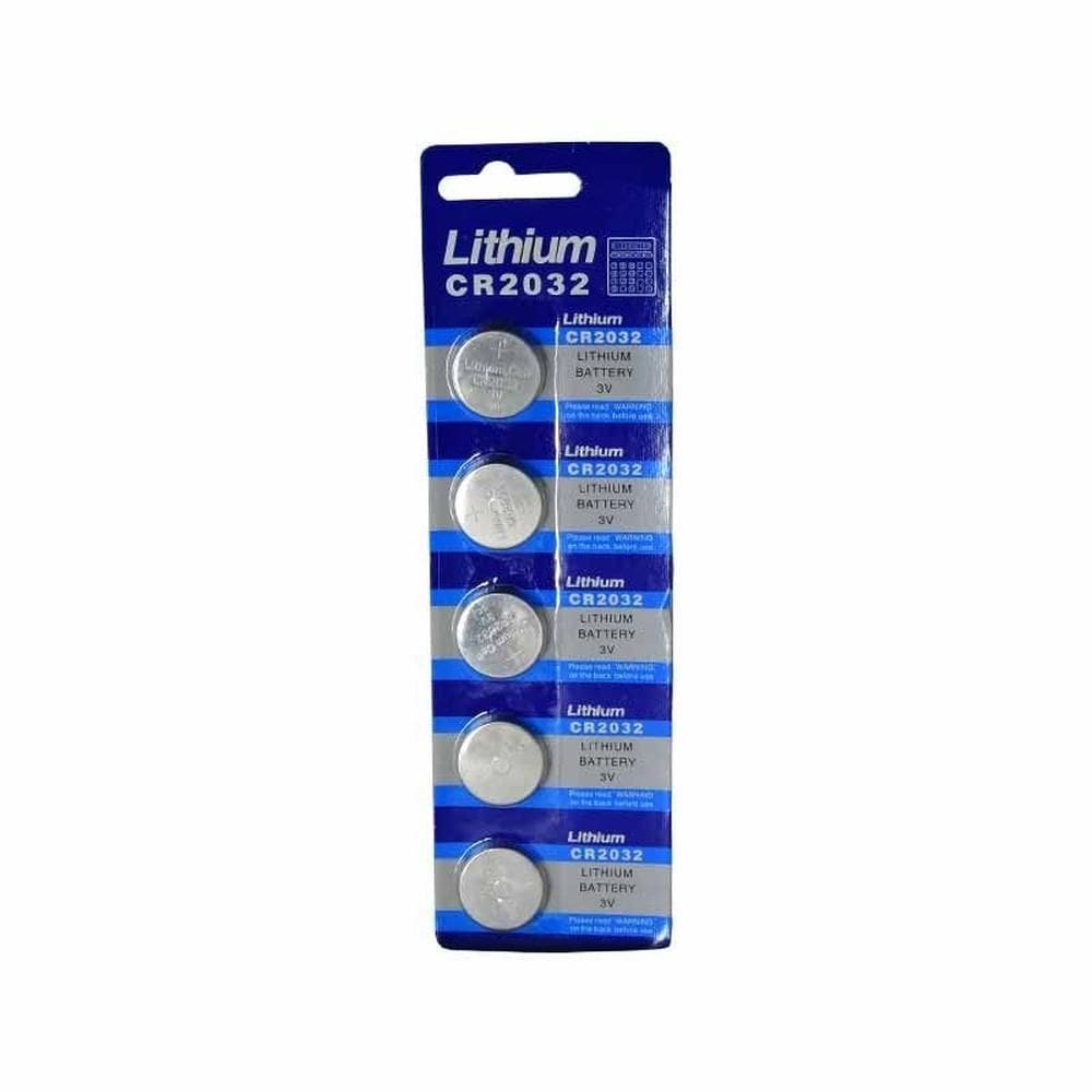 Kit 5 Baterias De Lítio Cr-2032