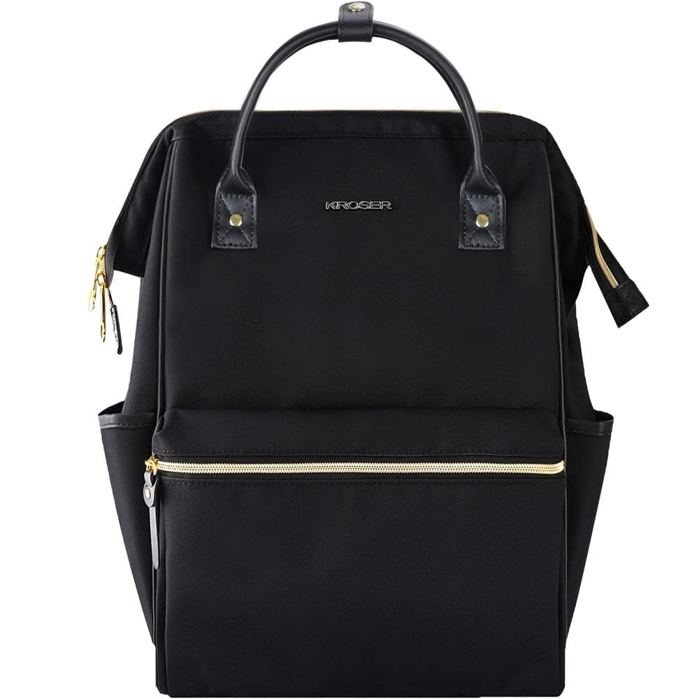 Mochila para laptop KROSER 17 repelente de água com porta USB - preta